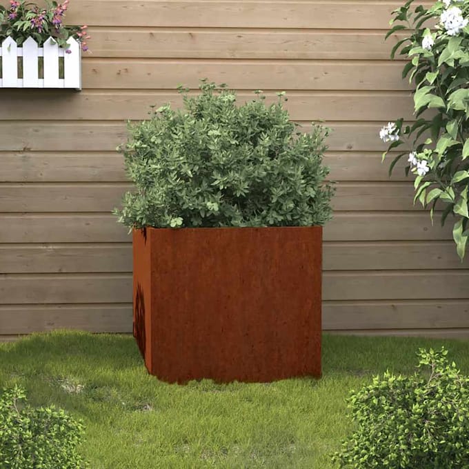 vidaXL - Plantenbak - 32x30x29 - cm - cortenstaal
