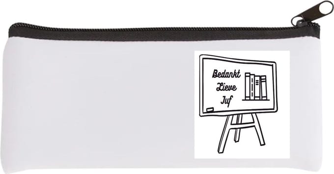 Akyol - bedankt lieve juf Etui - Juf - juf - leraar - 20 bij 9 cm