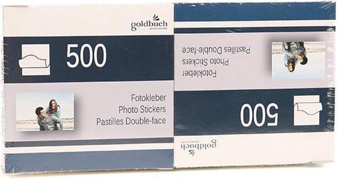 Goldbuch fotoplakkers 500 dubbelpak / 2 st