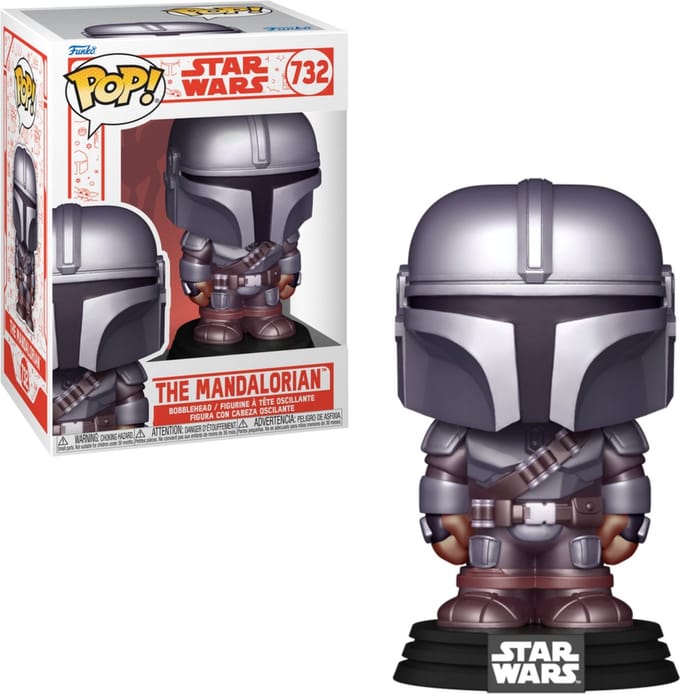 Star Wars: Mandalorian POP! Vinyl Figure Holiday Mandalorian 9 cm