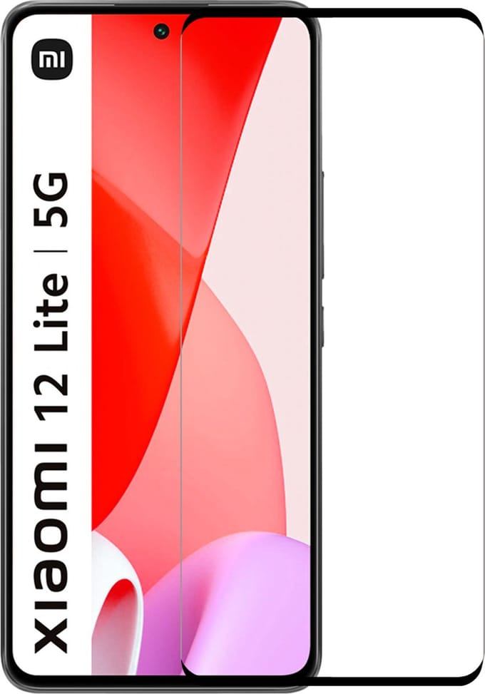 Screenprotector - Geschikt voor Xiaomi 12 Lite - Full Cover - Gehard Glas - Beschermglas - Tempered Glass - Screen Protector