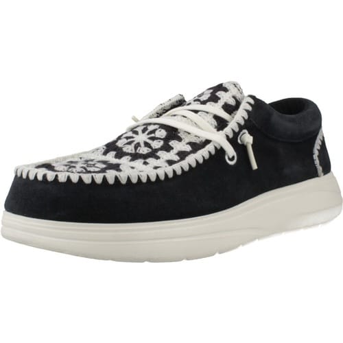 Lage Sneakers HEYDUDE Wendy Comf Suede Crochet