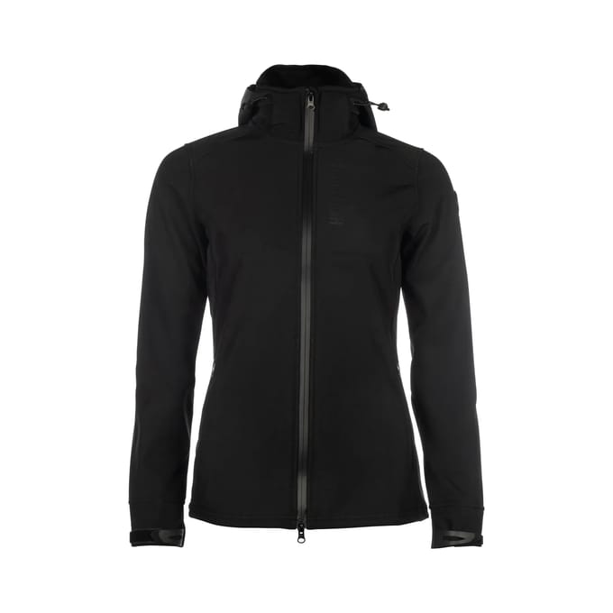 Softshell Rijjacket met Capuchon Meisje HKM Crew
