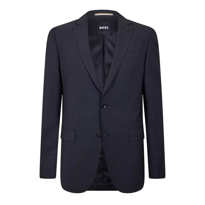 Boss Heren Colbert Met Enkele Knoopsluiting (Donkergrijs)