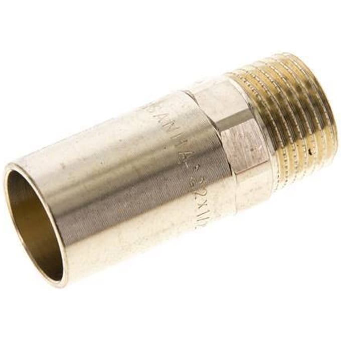 Perskoppeling - 22mm Buiseinde & R 1/2'' Buiseinde - Koperlegering