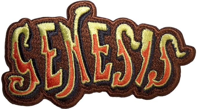 Genesis - Classic Logo Patch - Oranje/Bruin