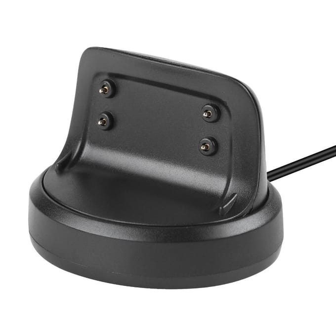 Station de charge magnétique USB pour montre connectée Samsung Gear Fit2 SMR360 blanc