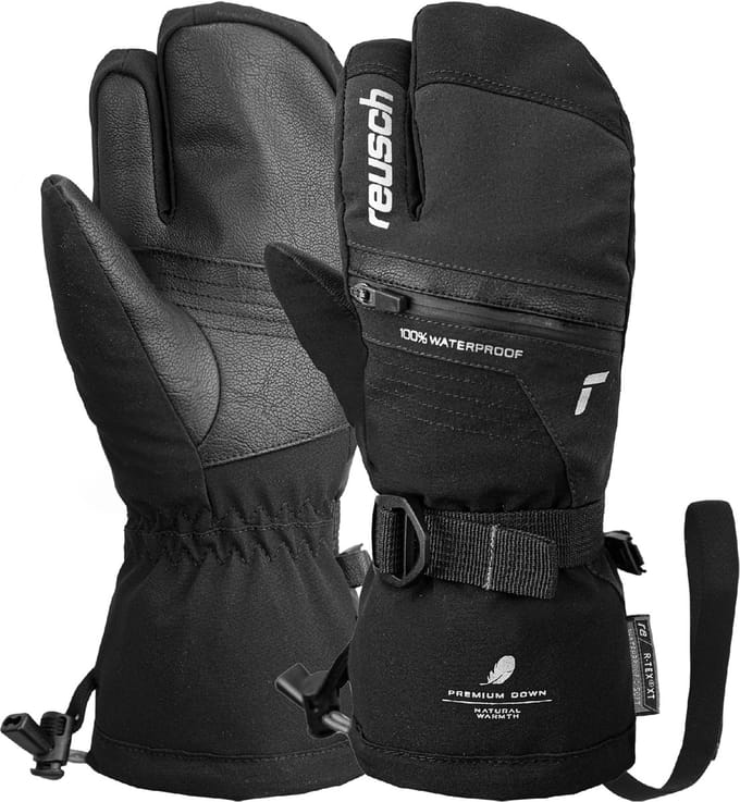 Reusch Lando R-Tex Xt Kinder 3 Vinger Handschoen Black/Silver 6