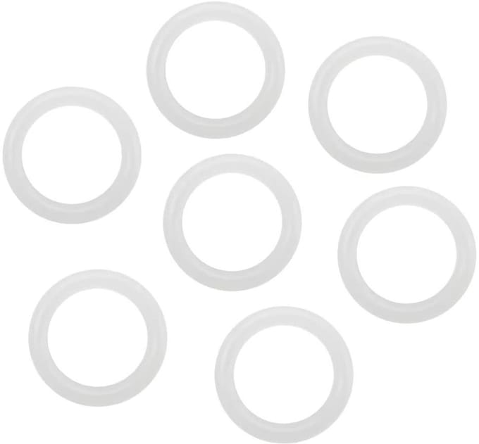 O-ring afdichtring van rubber, heldere siliconen ring, 30x4mm, 20 stuks - waterdicht en duurzaam