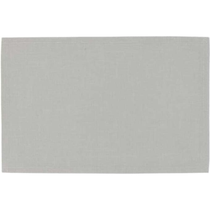 Unique Living | Placemat Dario | Rechthoekig | Polyester | Lichtgrijs | 45x30cm