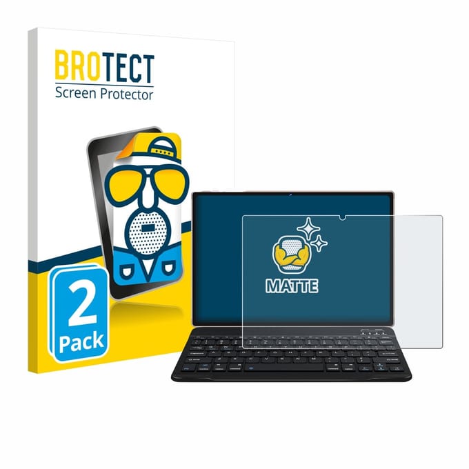 BROTECT - Screenprotector voor DEERTiME E6 10.1" - Folie Beschermfolie matte 2 Stuks
