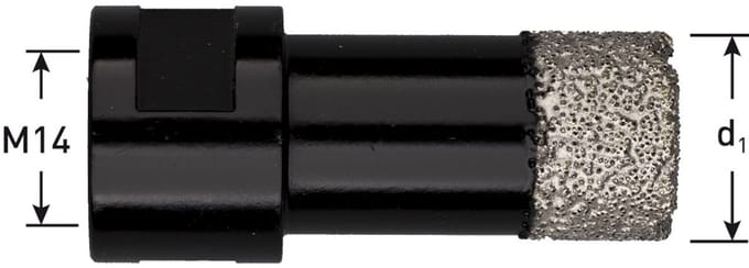 Rotec diamant tegelboorkroon Ø 22 mm. - M14