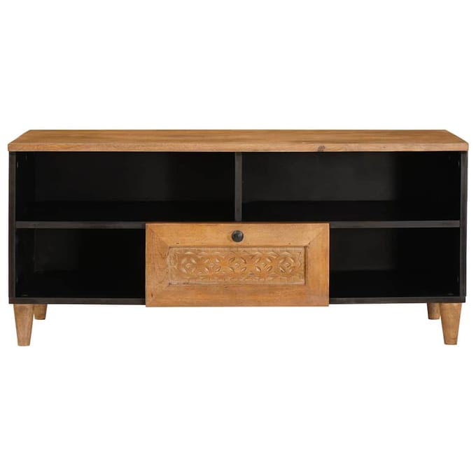 vidaXL - TV - Kast - 100 - x - 33 - x - 46 - cm - Massief - Mango - Hout