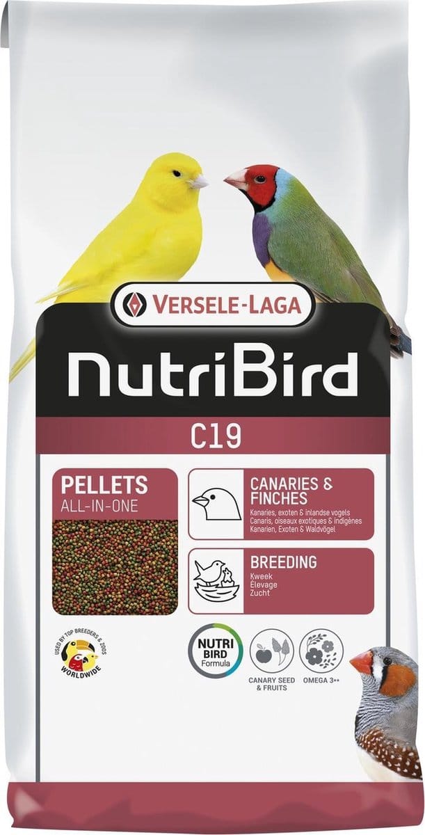 Versele-Laga Nutribird C19 Kanarie Kweekvoer - Vogelvoer - 10 kg
