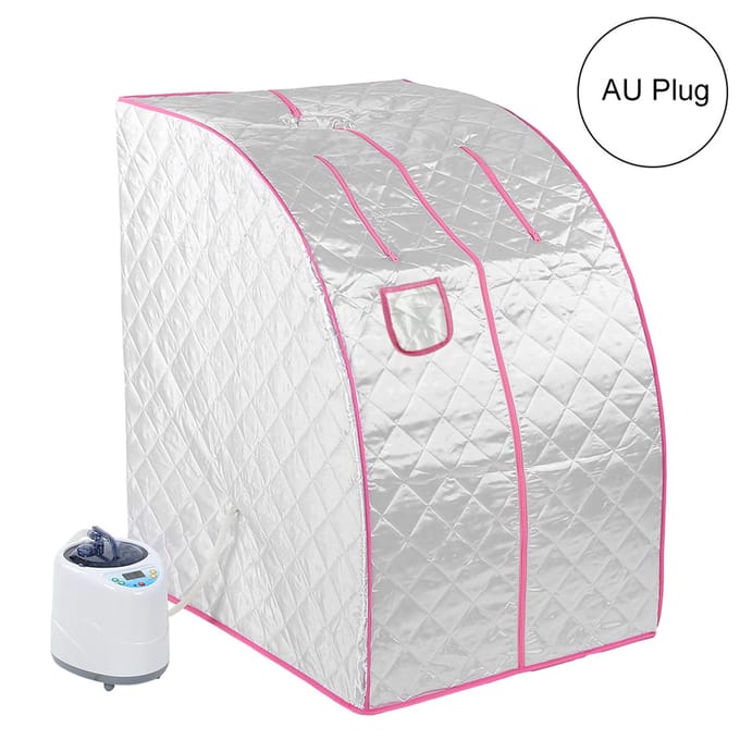 2L Verbeterde Home Spa Stoom Sauna Tent Gewichtsverlies Lichaam & Gezicht Spa Machine AU PLUG white