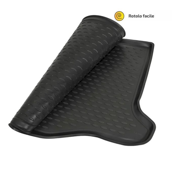 J&amp;J AUTOMOTIVE | Tapis De Coffre Caoutchouc Premium Pour Citroën C1 2005-2014 zwart