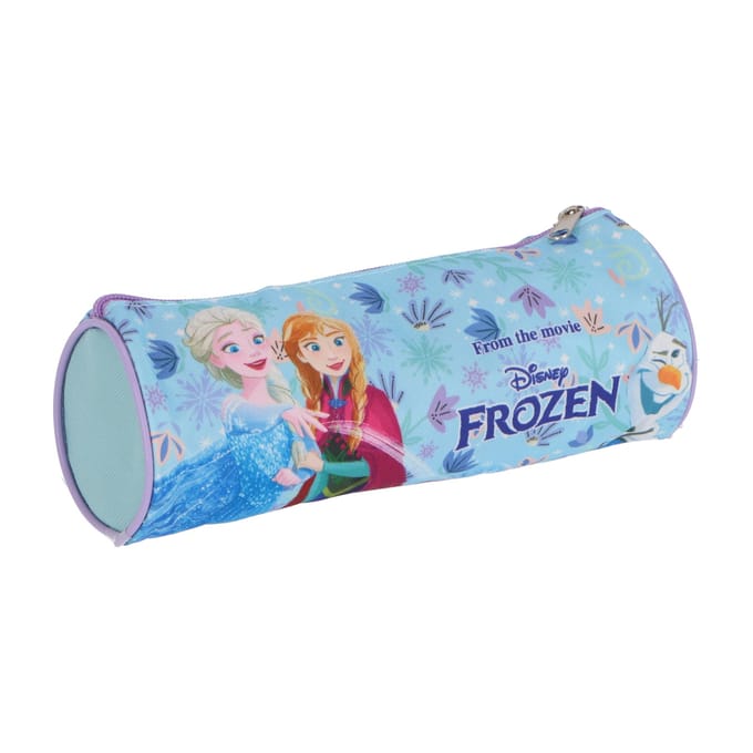Frozen Etui - Pennenetui voor Kind - Rond - Blauw - Pennenzak