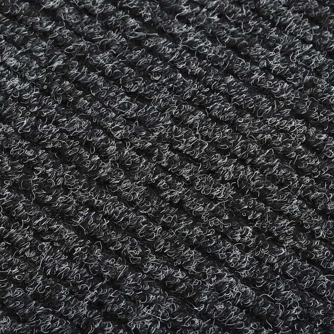 vidaXL - Droogloopmat - 100x400 - cm - antracietkleurig