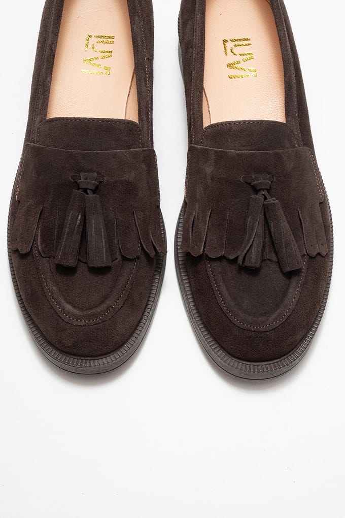 Milly Leren Kwast Loafer