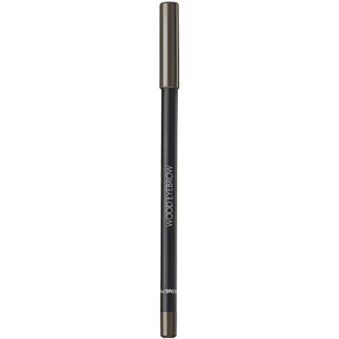 The Saem, Saemmul, Wood Eyebrow Pencil, 03 Black Brown, 0.06oz black