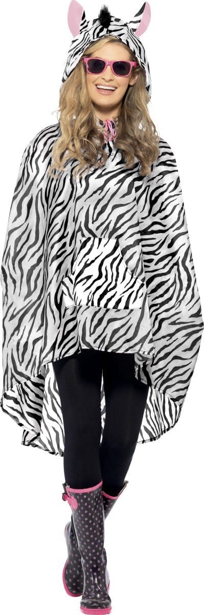 Zebra Party Poncho
