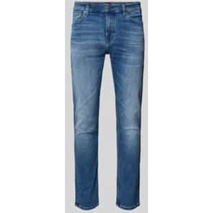 Slim fit jeans van katoenmix, model 'DELAWARE'