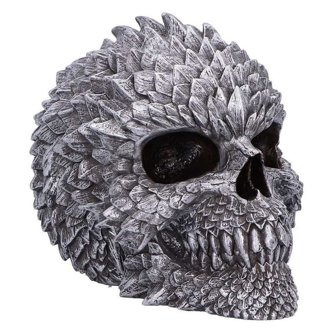 Nemesis Now - Gothic Schedel - Scaled Remains - voor Geen - meerkleurig