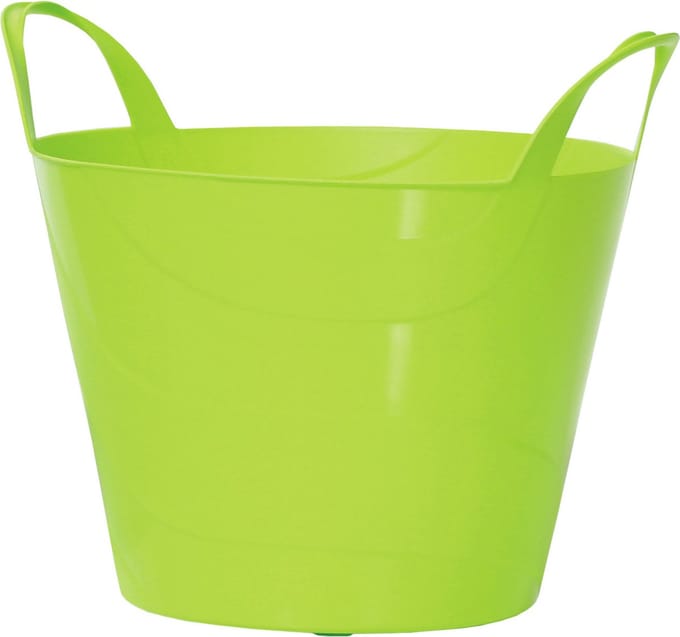 Prosperplast Flexibele Emmer - 45 liter - groen - wasmand - kuip - flexibel - met handvaten