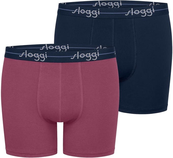 sloggi Langer Boxer Blue Start
