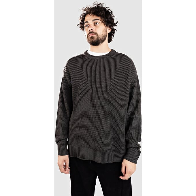 Redefined Rebel RRMilton Knit Boxy Fit Gebreide Trui grijs
