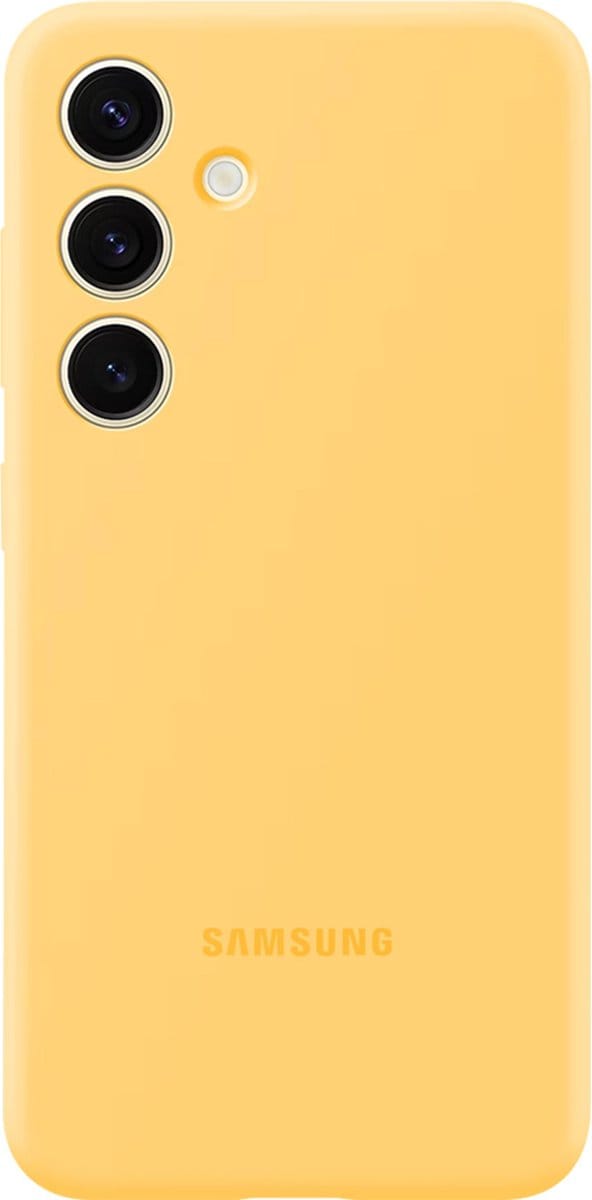 Samsung Silicone Case - Geschikt voor Samsung Galaxy S24 Plus - Yellow