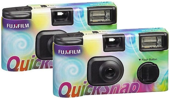 Fujifilm Quicksnap Flash - Wegwerpcamera - 27 foto's - 2-pack