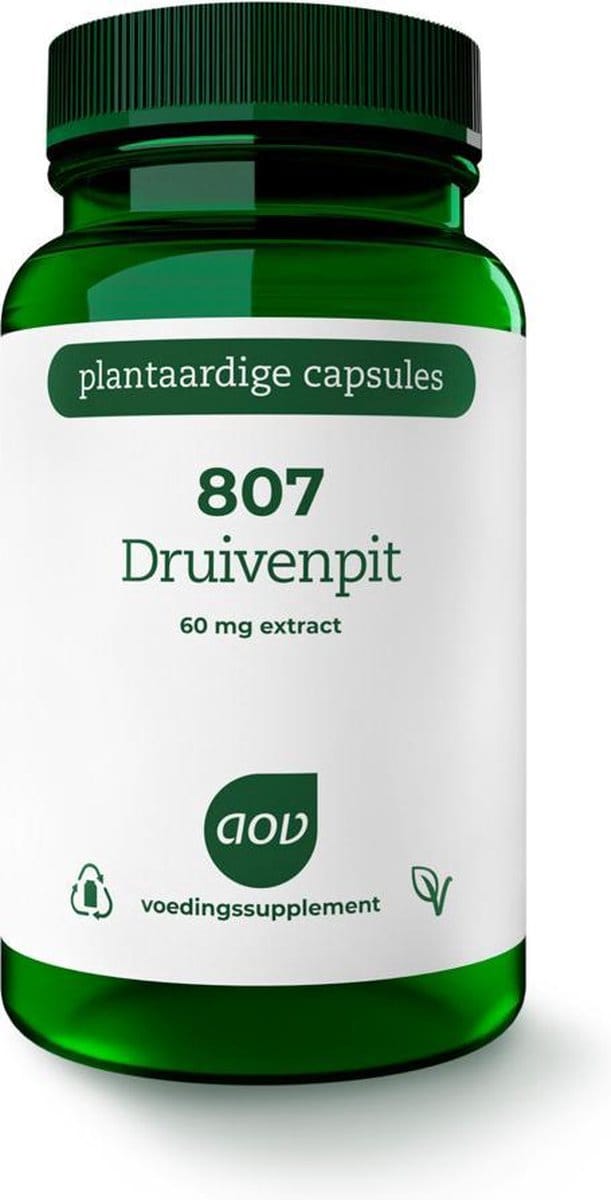 AOV 807 Druivenpit - 60 vegacaps - Kruiden - Voedingssupplement
