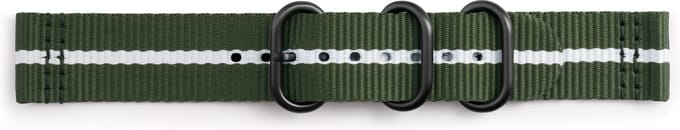 Samsung Nylon bandje - Samsung Gear Sport - groen/wit