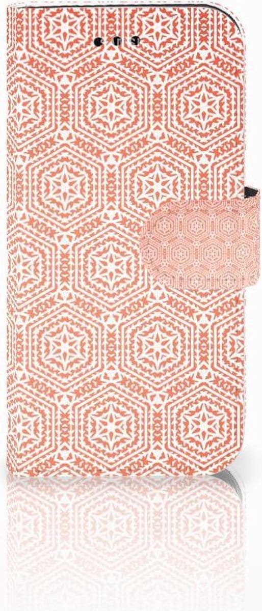 Samsung Galaxy A3 2017 Telefoon Hoesje Pattern Orange