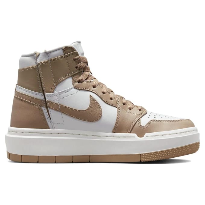 Air Jordan 1 Elevate High Desert Dames Sneakers Crème Wit Zeil DN3253-121 37.5