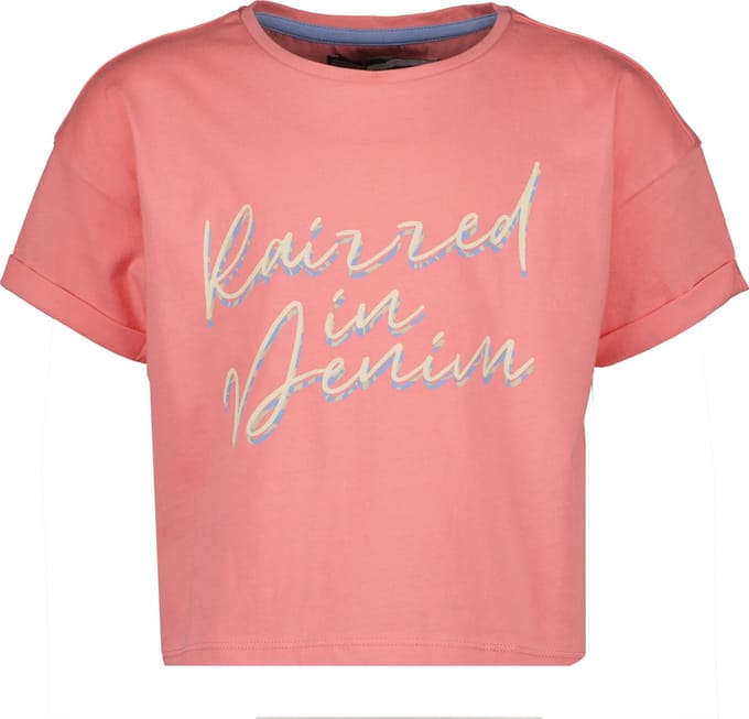 Raizzed meiden t-shirt oversized crop Elizabeth Blush Coral