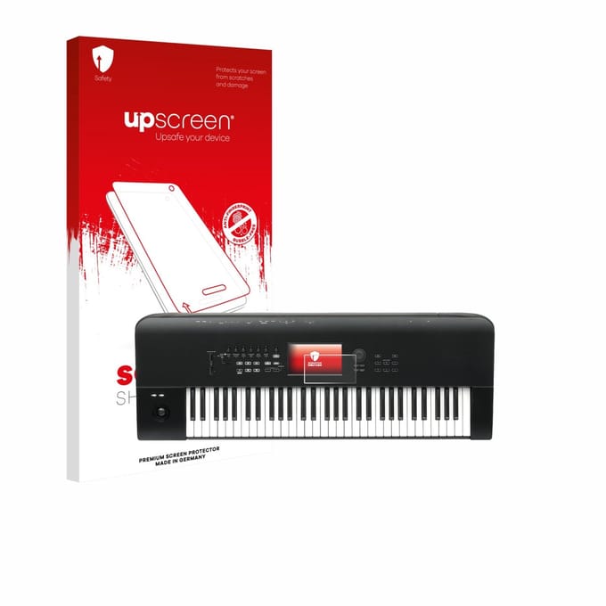 upscreen - Screenprotector voor KORG Nautilus 61 - Folie Beschermfolie transparant