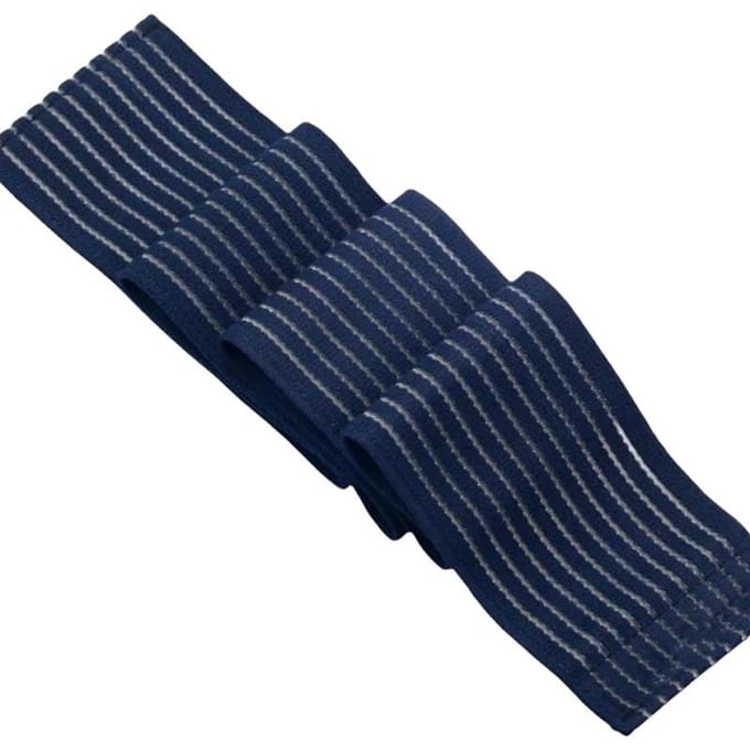 Elastisch Verband Compressie Kniebrace Oefenband Kniebeschermer Band Enkel Been Elleboog Pols Kuit Ondersteuning 1 Stuk blue