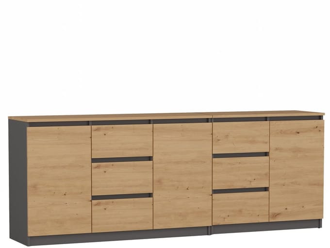 COSTA Ladekast 1D3S/2D3S BA ANTRACIET ARTISAN