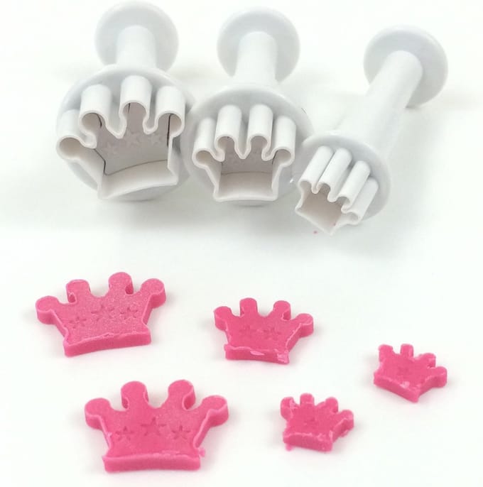 Dekofee Mini Plungers Kronen set/3