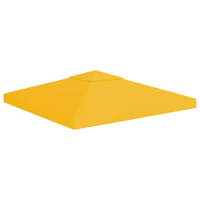 vidaXL - Prieeldak - 2-laags - 310 - g/m² - 3x3 - m - geel