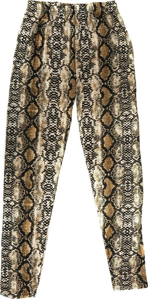 Legging Slang - Bruin - Volwassenen - One Size Elastisch