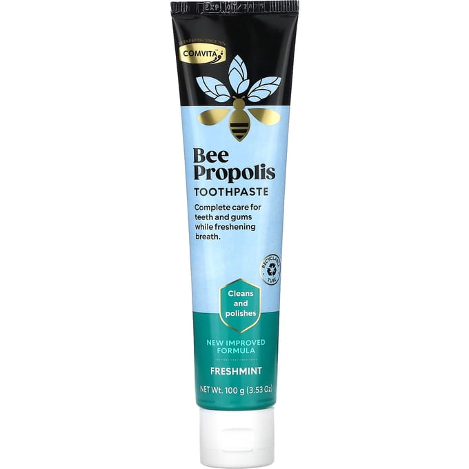 Comvita, Propolis Toothpaste, Fresh Mint, 100g (3.53oz) white