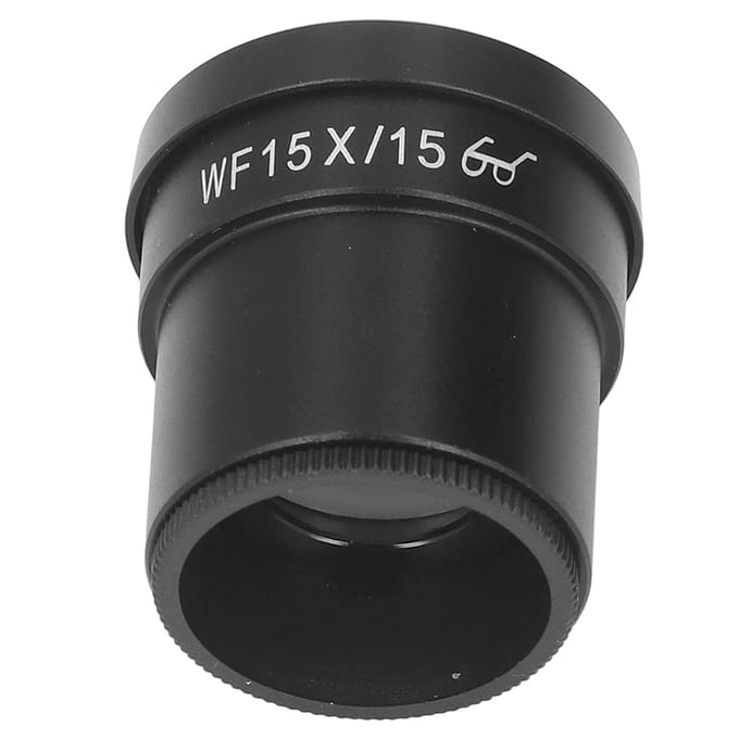 Grootveld Microscoop Oculair Laboratorium Stereo Hoog Oogpunt Lens WF15X15 30mm black