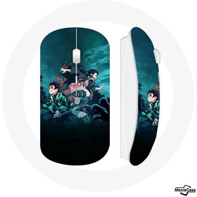Demon Slayer Manga Tanjiro en Nezuko draadloze muis