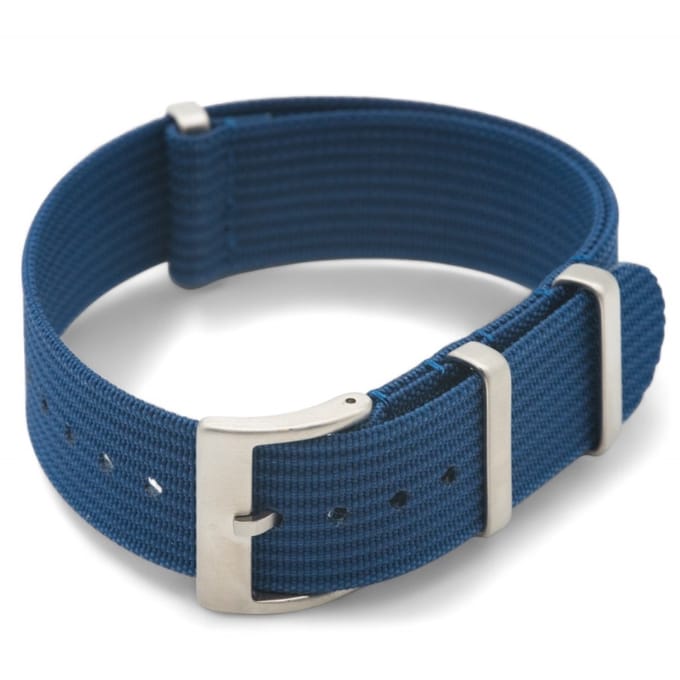 Watch Mates - Premium NATO Strap - Nylon - Blauw - 20 mm - Gratis Tool & Pushpins