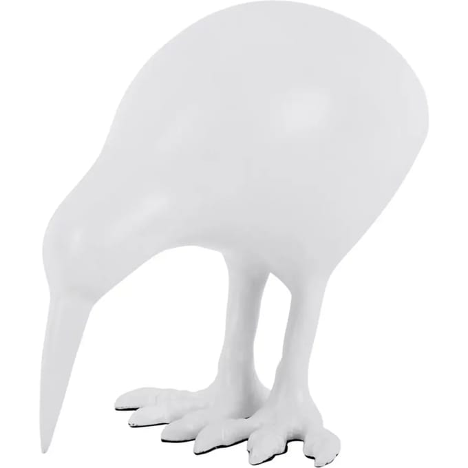 Present Time Ornament Bird - Wit - 21x7.5x9.5cm - Modern - Hout