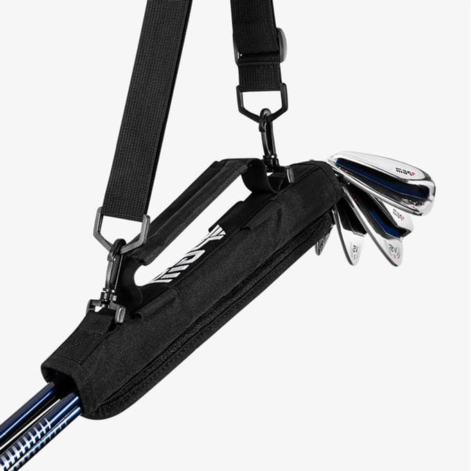 Potlood golftas - Golf draagtas - Golf training - Lichtgewicht ontwerp - 165 x 29 cm - Zwart