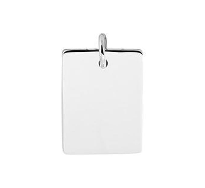 zilver gerhodineerd graveerhanger 1332650